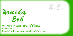 monika erb business card